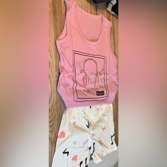None Other - Sleeveless Top with Stretch Pants for Toddler Girl